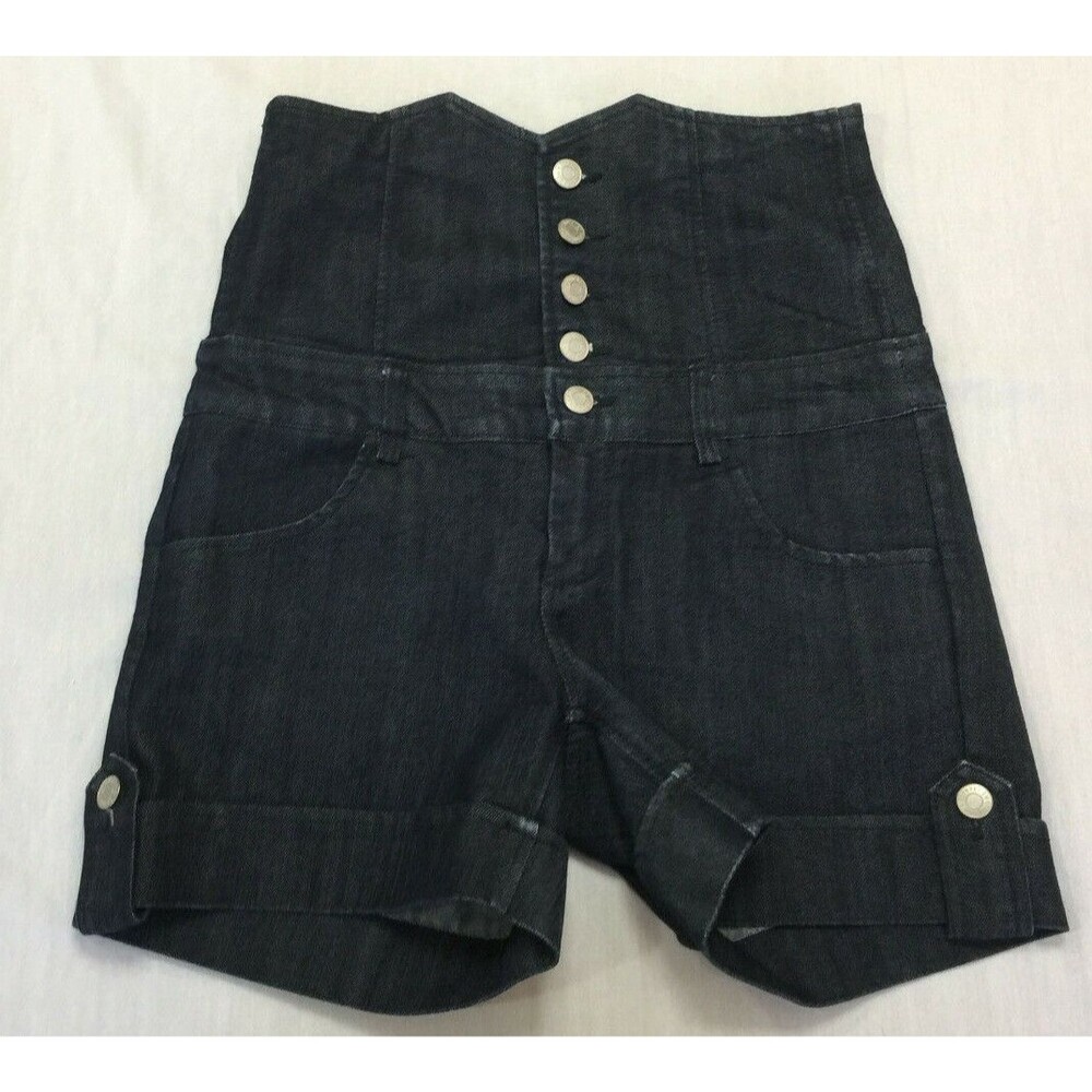 FOREVER 21 WOMENS JEANS ROMPER SHORTS SIZE 28